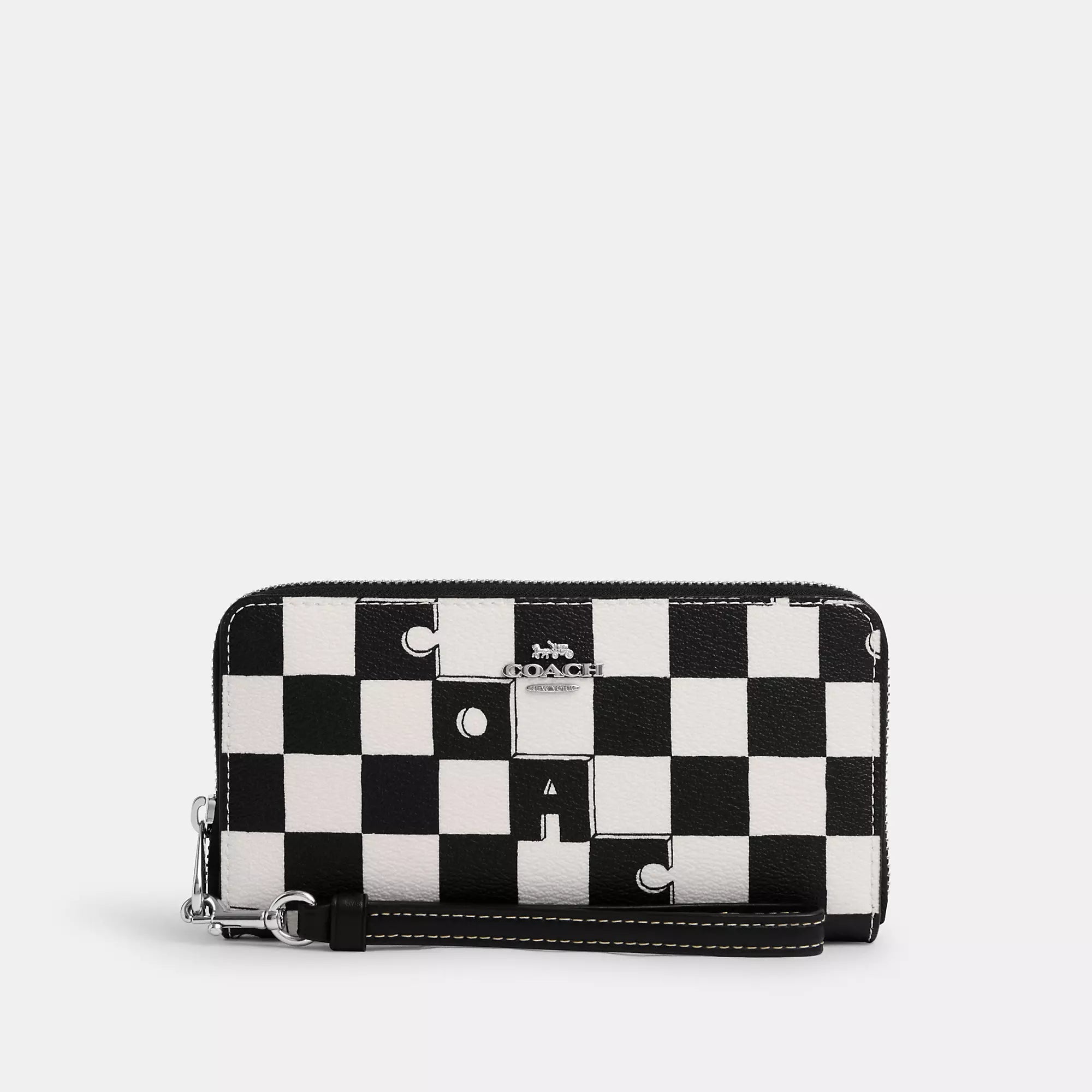 Coach Outlet Long Zip Around Wallet With Checkerboard Print Stylish Totes, Special Discounts Coach Outlet Long Zip Around Wallet With Checkerboard Print Stylish Totes, Special Discounts