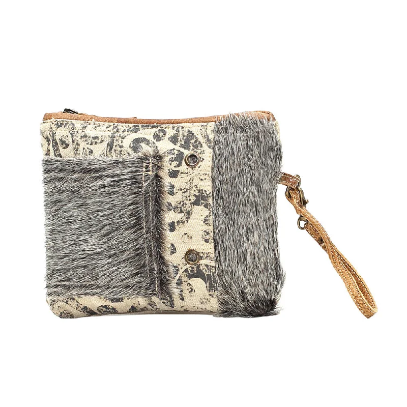 Grey Hide Segmented Clutch Everyday Bags At Wallet-Friendly Prices