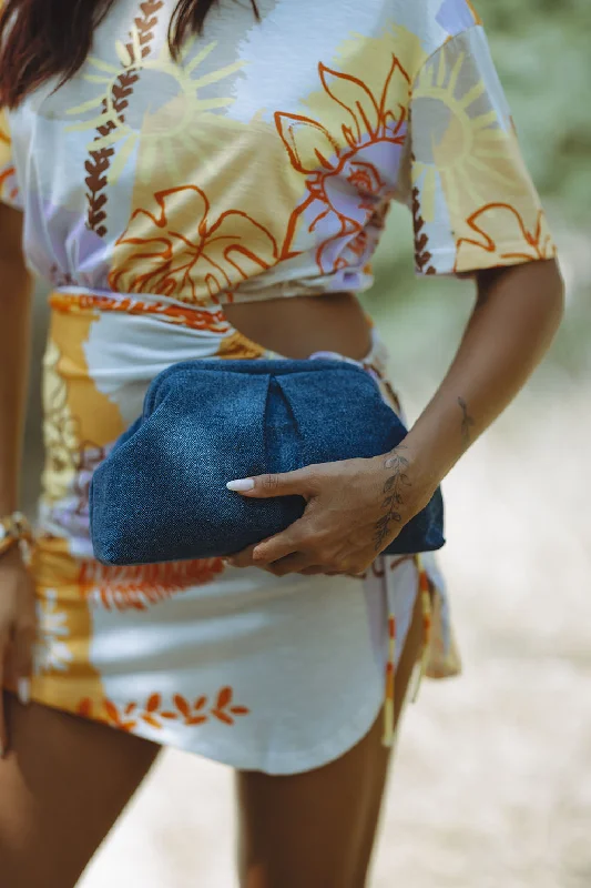 DIVA CLUTCH - DENIM Handbag Deals For Every Occasion
