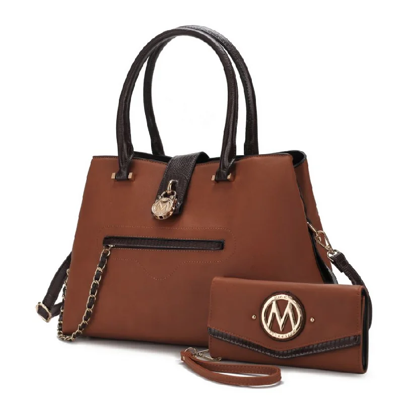 Edith Vegan Leather Women’s Tote Bagwith wallet – 2 pieces Exclusive Bag Deals – Perfect For Any Occasion Edith Vegan Leather Women’s Tote Bagwith wallet – 2 pieces Exclusive Bag Deals – Perfect For Any Occasion