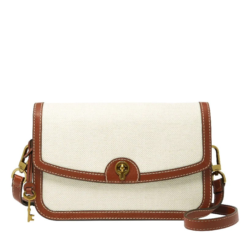 Fossil Women's Ainsley LiteHide Leather Flap Crossbody Designer Bags At Exclusive Clearance Prices Fossil Women's Ainsley LiteHide Leather Flap Crossbody Designer Bags At Exclusive Clearance Prices