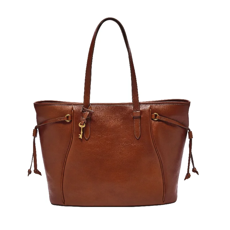 Fossil Women's Charli Leather Tote Sleek And Stylish Handbags At Lower Prices
