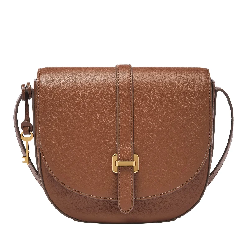 Fossil Women's Emery Leather Crossbody Everyday Handbags At Wallet-Friendly Prices