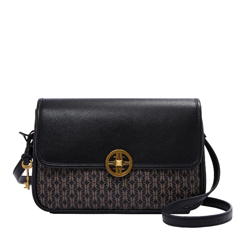Fossil Women's Jasmine PVC Flap Crossbody Elegant Purses At Clearance Prices