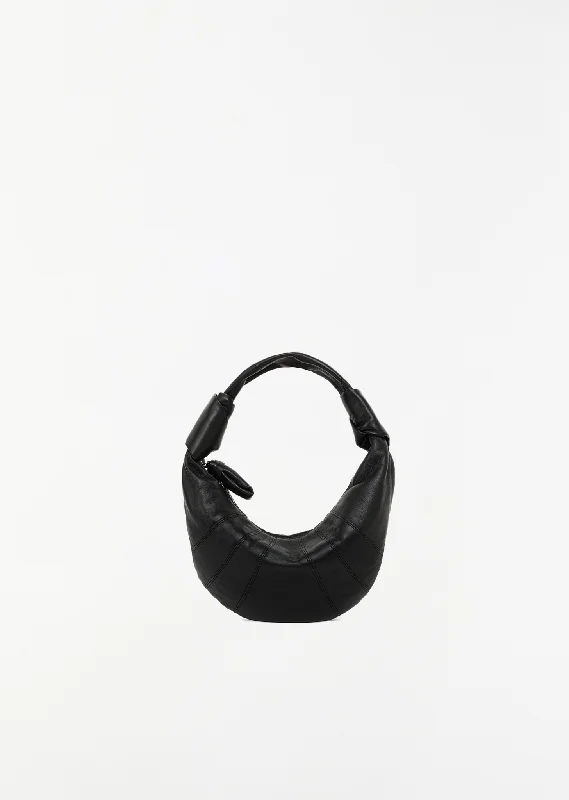 Mini Fortune Croissant Bag — Black Unmissable Deals On Trendy Handbags