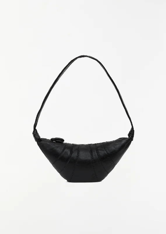 Medium Croissant Bag — Black Grab Stylish Bags Before They're Gone