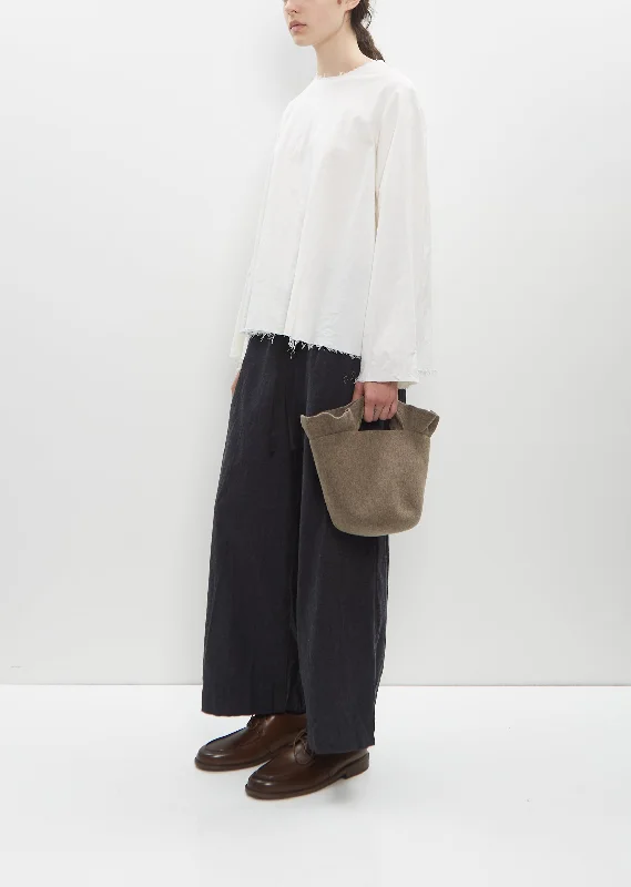 Handbag Small — Grey Beige Elegant Bags, Limited Stock