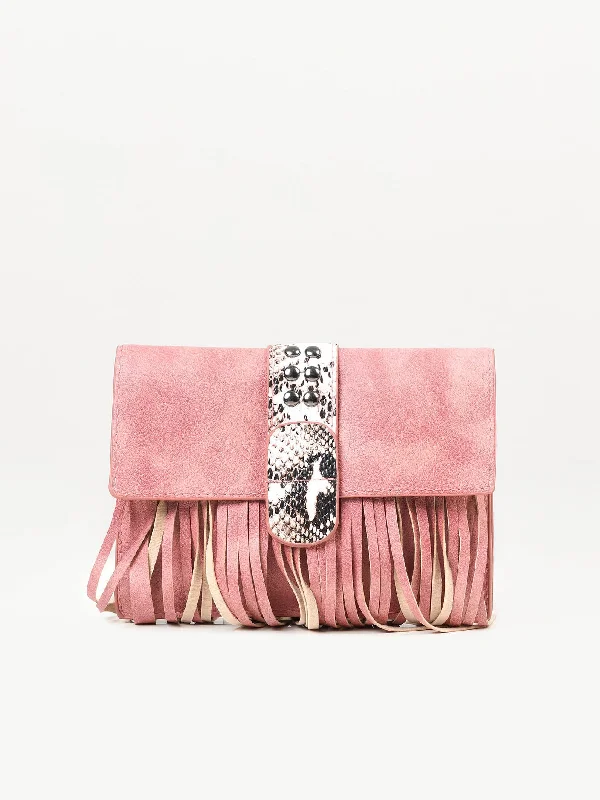 Fringe Clutch Statement Handbags At Unbeatable Discounts