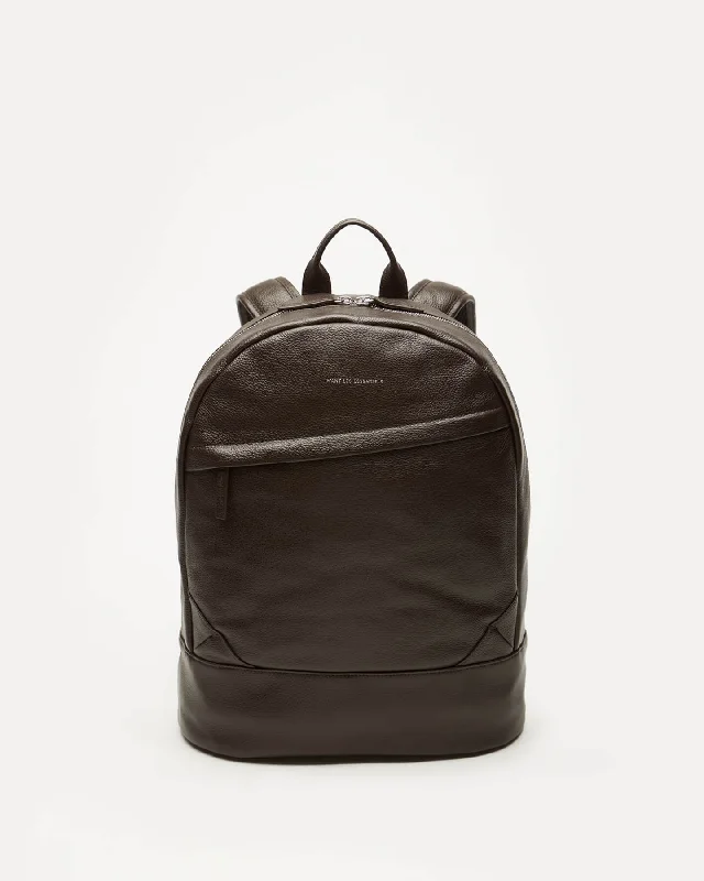 Kastrup Pebble-Grained Leather Backpack Timeless Bags, Flash Sale