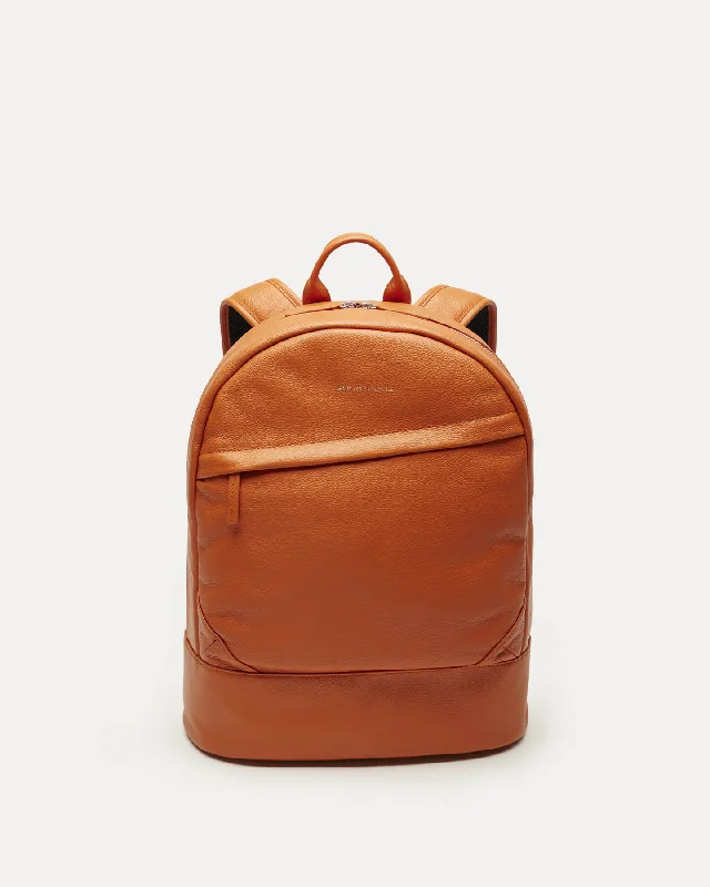 Kastrup Pebble-Grained Leather Backpack Must-Have Bags, Big Discounts