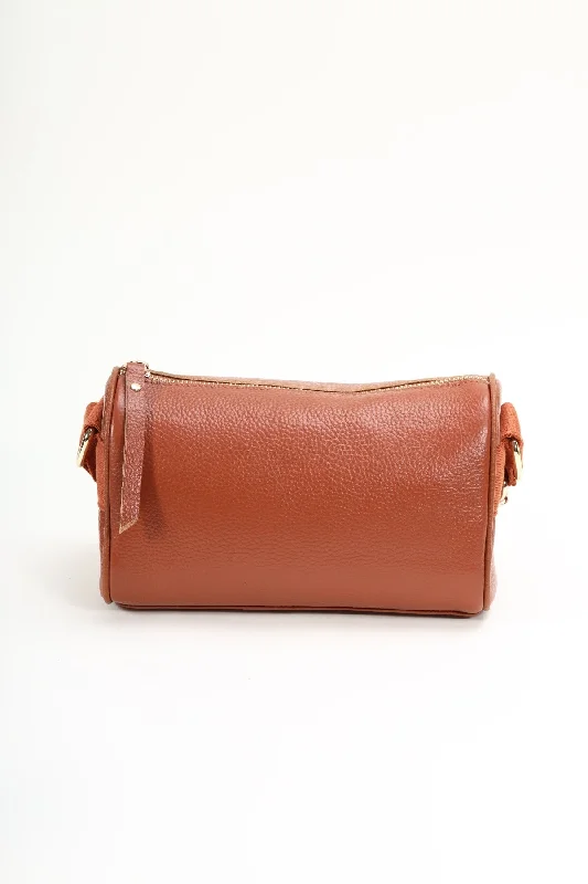 Leather Crossbody in Tan Brown Must-Have Bags, Big Discounts