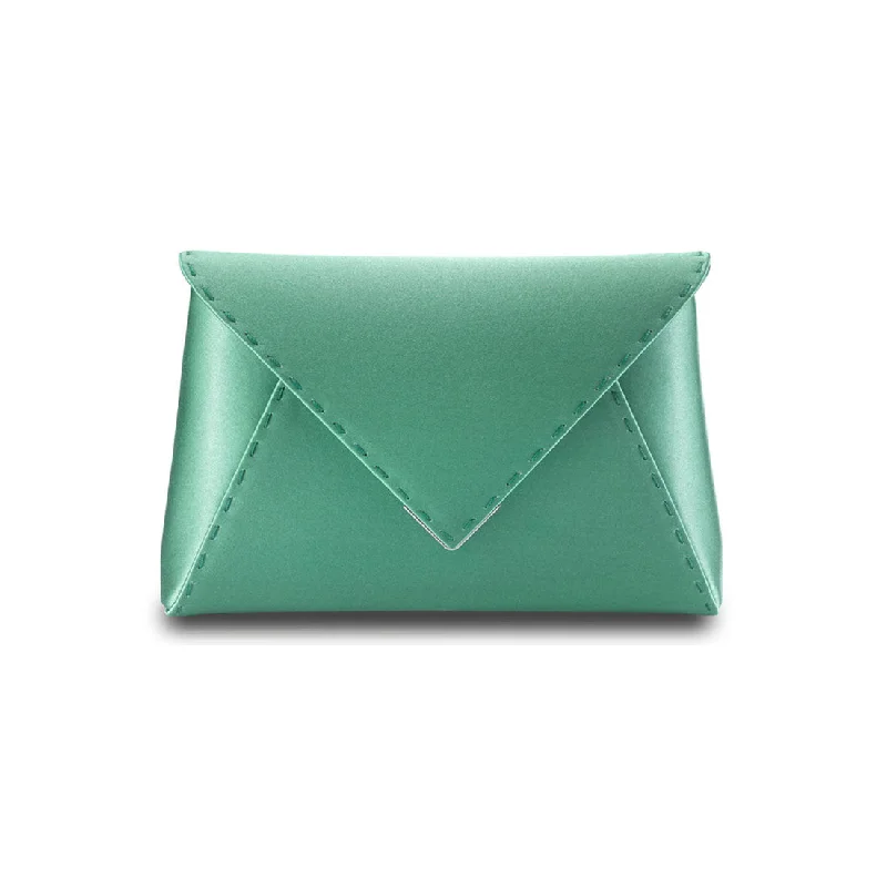 Lee Pouchet Small in Mint Satin Designer-Inspired Bags, Best Prices