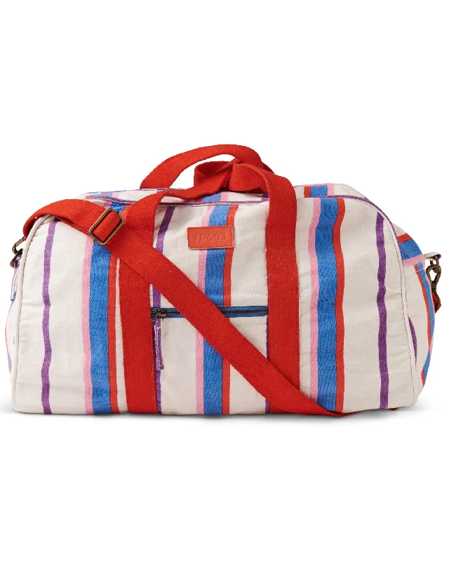 Maldives Stripe Duffle Bag Seasonal Sale On Trendy Handbags