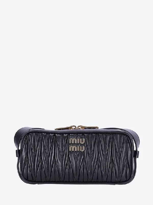 Matelassé nappa leather shoulder bag Elegant Bags, Limited Stock