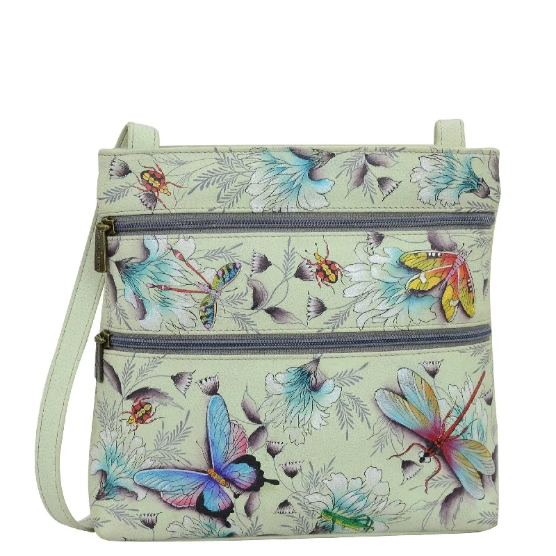 Medium Crossbody With Double Zip Pockets - 447 WWG Luxury Totes At The Lowest Prices Of The Season Medium Crossbody With Double Zip Pockets - 447 WWG Luxury Totes At The Lowest Prices Of The Season