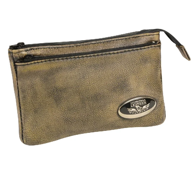 Milwaukee Leather MP8820 Women's Retro Brown Leather Shoulder Bag with Zipper Closure and Leather Strap Fashion-Forward Bags At Limited-Time Offers Milwaukee Leather MP8820 Women's Retro Brown Leather Shoulder Bag with Zipper Closure and Leather Strap Fashion-Forward Bags At Limited-Time Offers