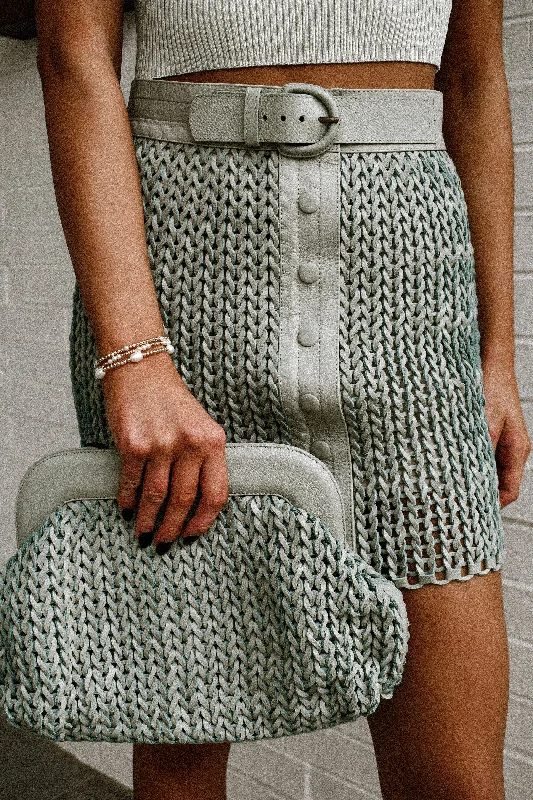 NONCHALANT | Haddie Clutch - Sage Chic Crossbody Bags, Limited Offers