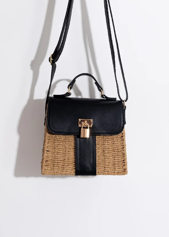 Picnic Day Crossbody Bag Black Chic Crossbody Bags, Limited Offers