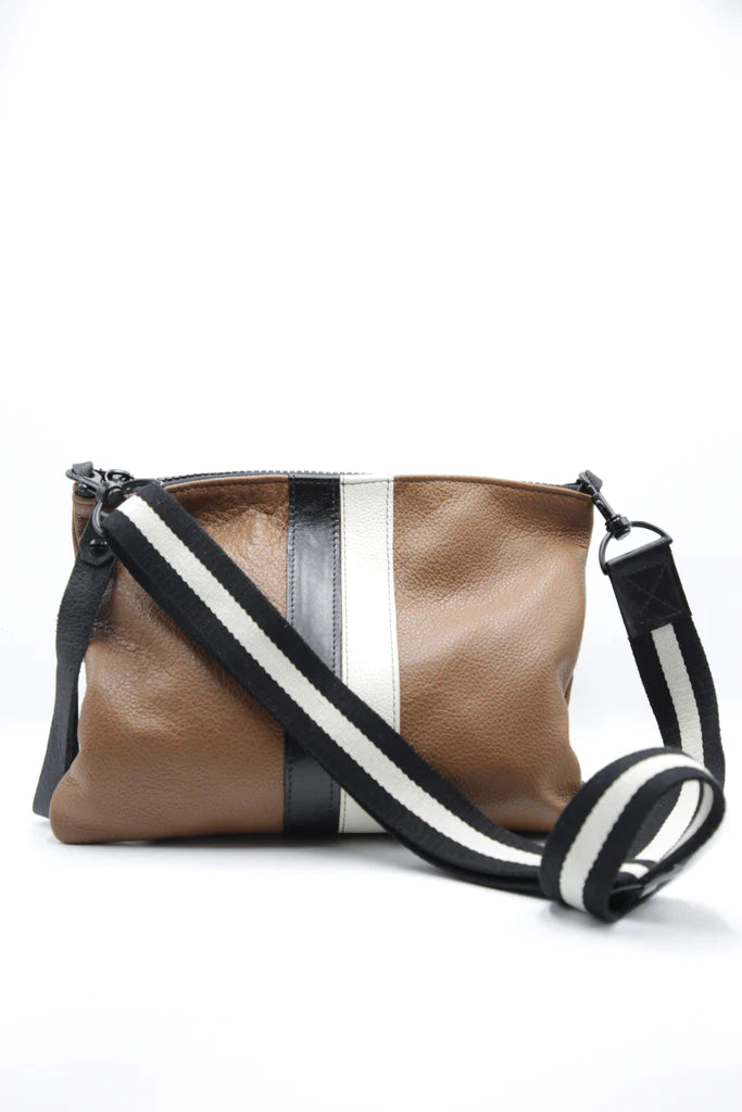 Rebecca Flat Clutch/ Crossbody Bag in Whiskey Grab Stylish Bags Before They Sell Out