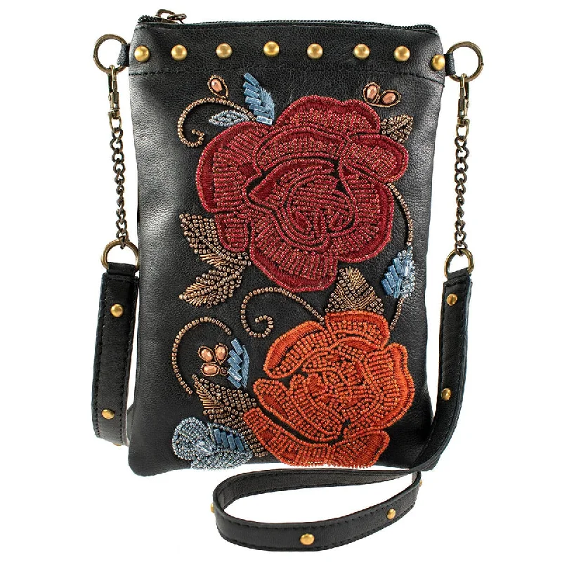 Mary Frances - Rebel Rose Mini Crossbody Handbag Flash Sale On Designer Bags