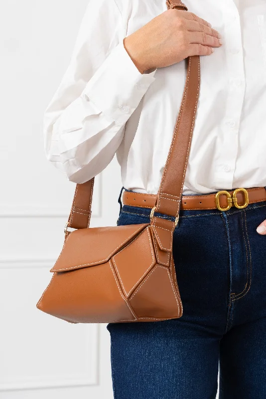 Tan Brown Paneled Crossbody Bag Exclusive Bag Deals – Perfect For Any Occasion
