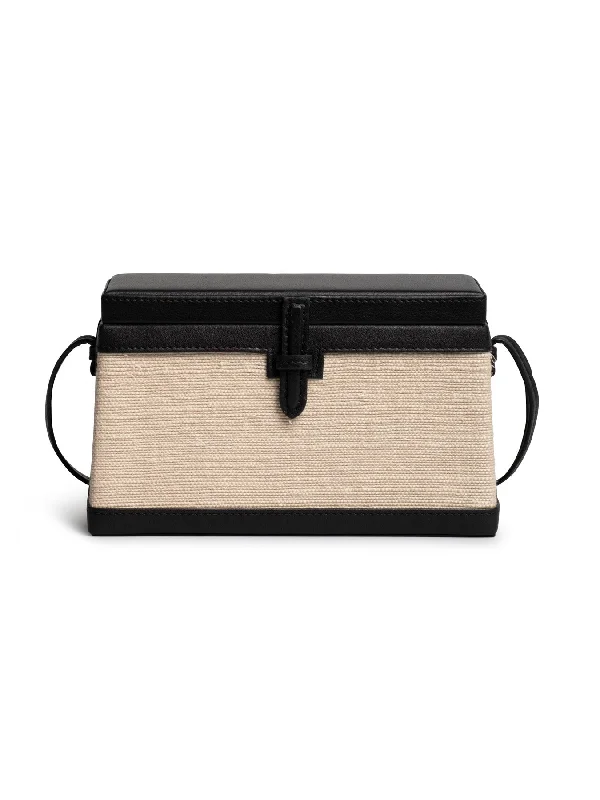 The Square Trunk in Nappa and Woven Fique Chic And Affordable Bags – Grab Yours Today