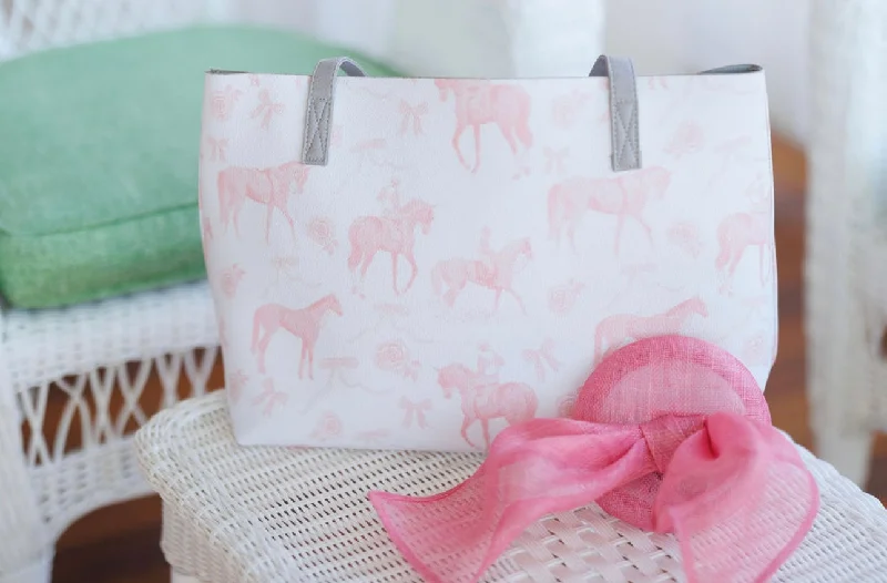 Toile Racing Tote Upgrade Your Look With Our Exclusive Bag Deals