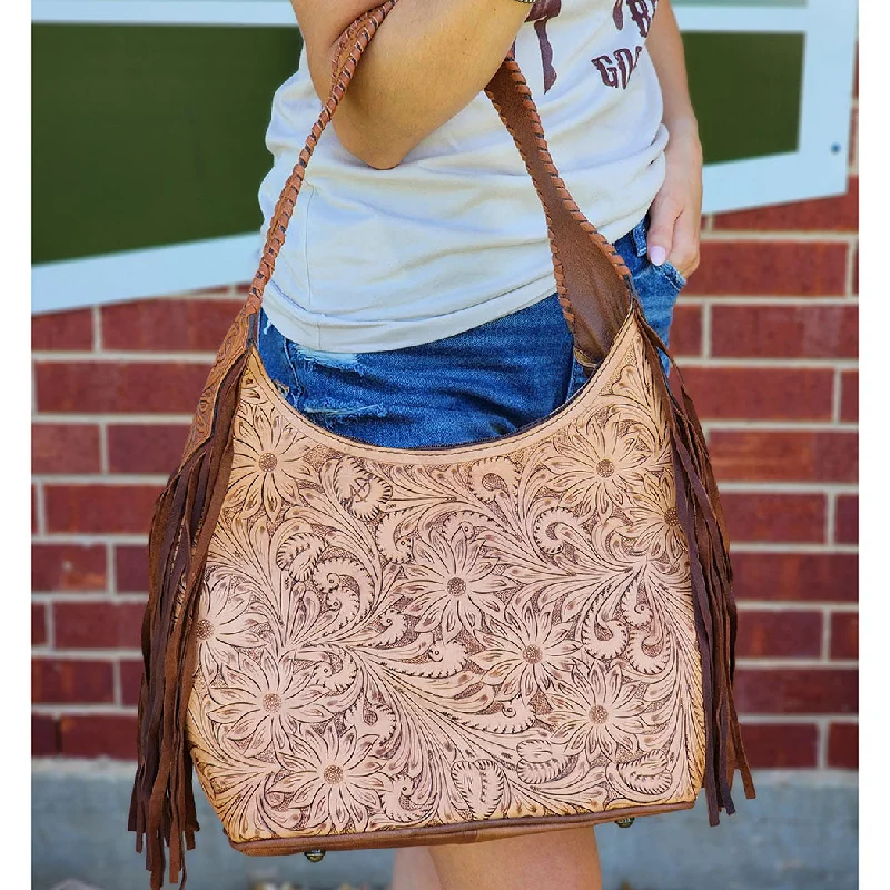 American Darling Tooled Leather Shoulder Bag Everyday Elegance At Lower Prices