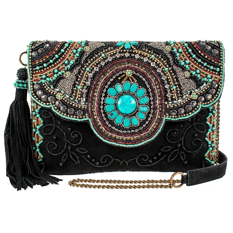 Mary Frances - Turquoise Journey Crossbody Handbag Classic Totes At Unbeatable Deals Mary Frances - Turquoise Journey Crossbody Handbag Classic Totes At Unbeatable Deals