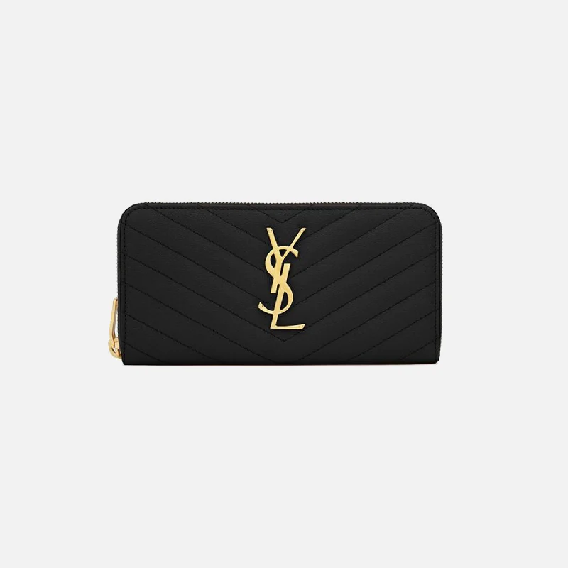 Saint Laurent YSL (117Y) Mono Wallet - Nero Premium Handbags With A Touch Of Elegance Saint Laurent YSL (117Y) Mono Wallet - Nero Premium Handbags With A Touch Of Elegance