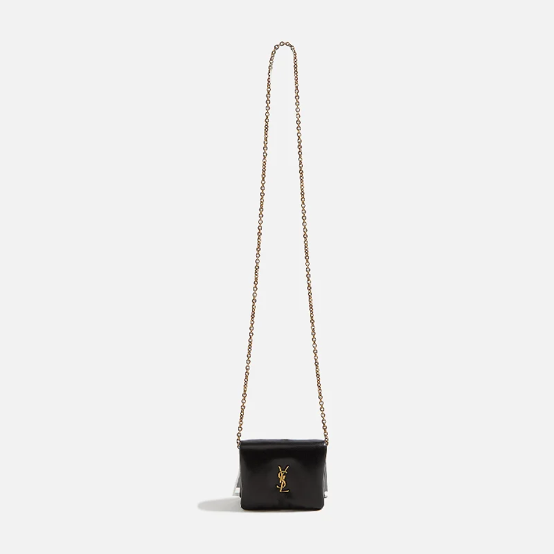 Saint Laurent YSL Wallet With Chain - Nero High-Fashion Handbags At Reduced Costs