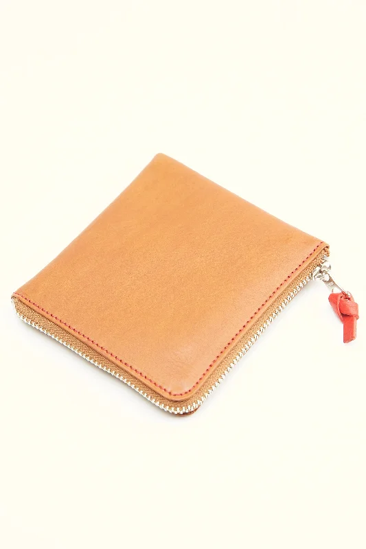 Beams Plus Double Zip Wallet - Brown/Red Fashionable Handbags At Must-Have Prices