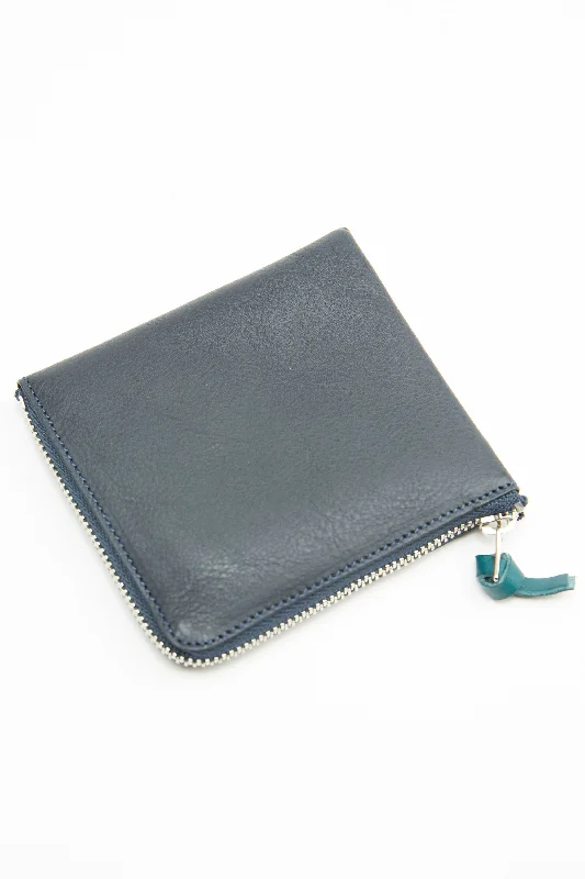 Beams Plus Double Zip Wallet - Navy/Blue Fashion-Forward Bags At Limited-Time Offers
