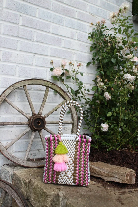 Mini - Dusty Flamingo Cocoles Citron Tote Designer Bags At Low Prices
