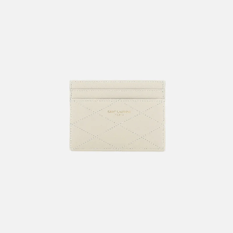 Saint Laurent Cross Hatch Card Holder - Crema Soft Elegant Totes At Limited-Time Prices Saint Laurent Cross Hatch Card Holder - Crema Soft Elegant Totes At Limited-Time Prices