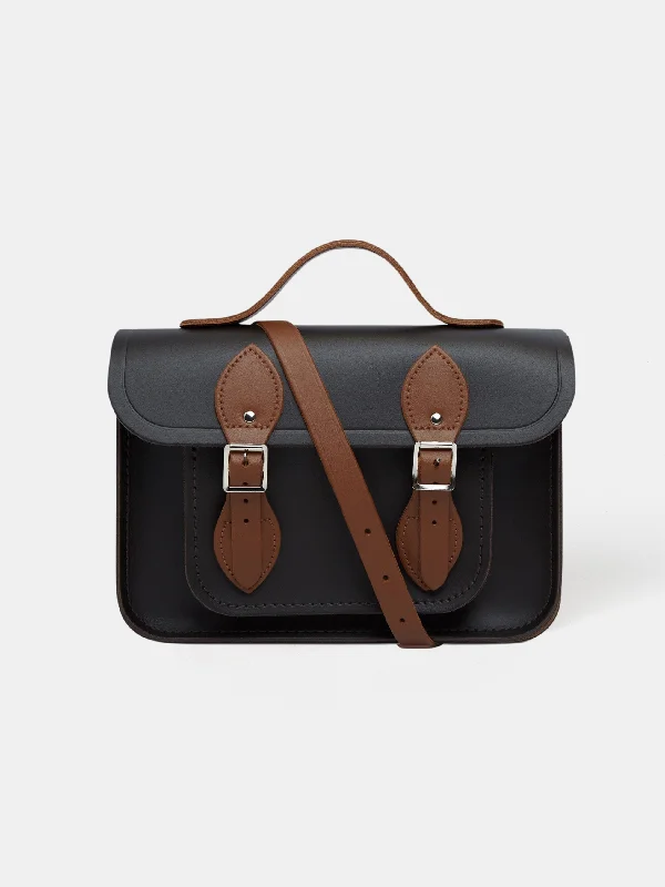 The 11 Inch Batchel - Dark Brown & Vintage Trendy Purses At Exclusive Promotional Rates