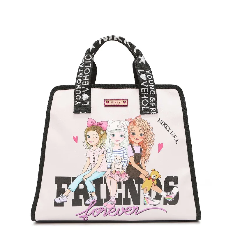 Seasonal Picks BEST FRIENDS SATCHEL BAG Trendy And Timeless Handbags Now On Sale