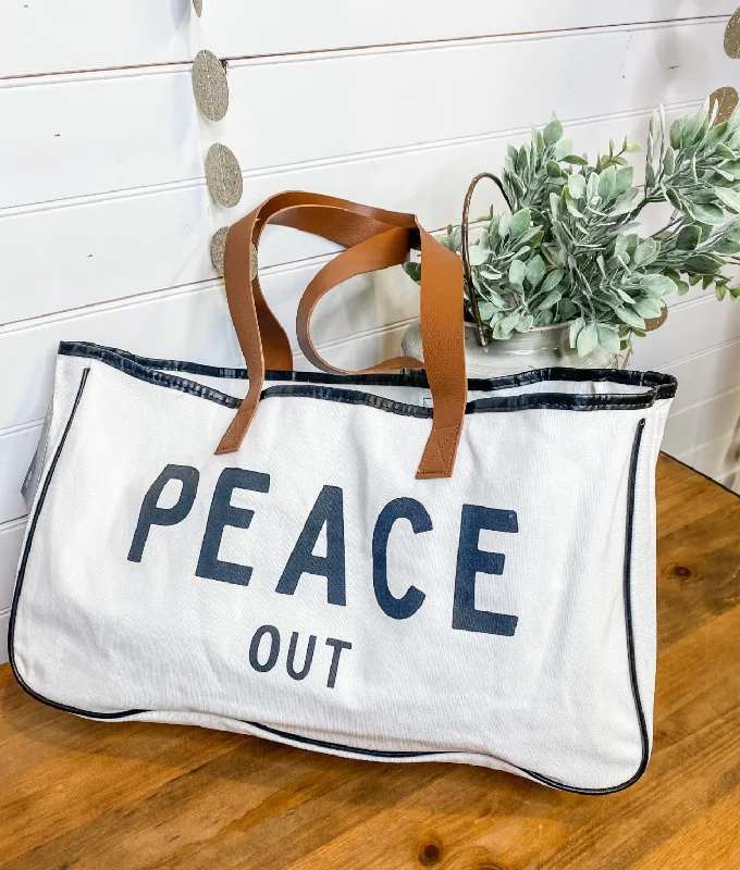 Canvas Overnight Tote Bag Timeless Bags, Flash Sale