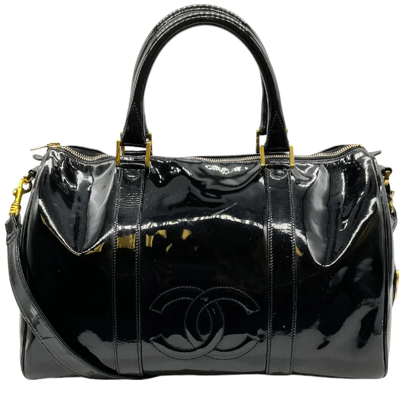 Chanel Vintage Black Patent Timeless Boston Bag Stylish And Durable Handbags At Great Value Chanel Vintage Black Patent Timeless Boston Bag Stylish And Durable Handbags At Great Value