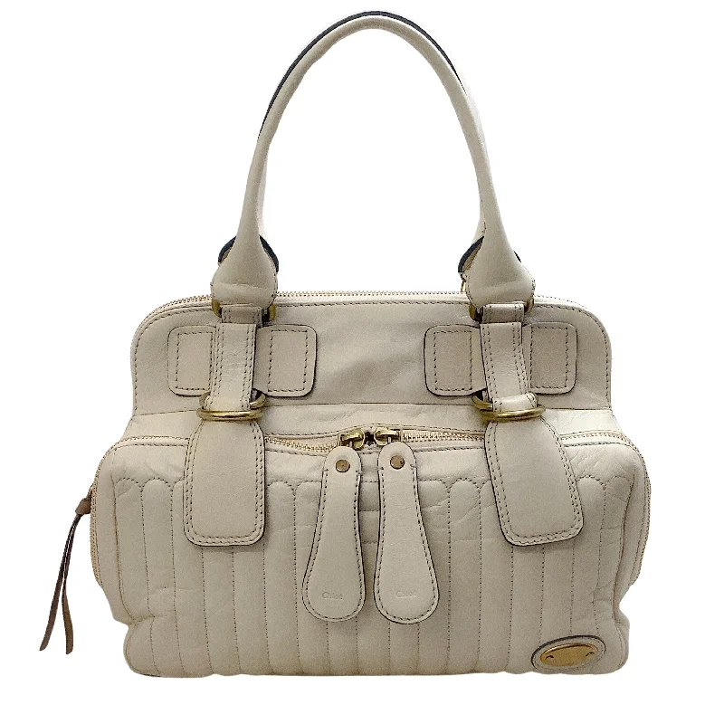Chloe Ivory Leather Quilted Satchel Flash Sale On Elegant Bags – Limited Stock Available Chloe Ivory Leather Quilted Satchel Flash Sale On Elegant Bags – Limited Stock Available