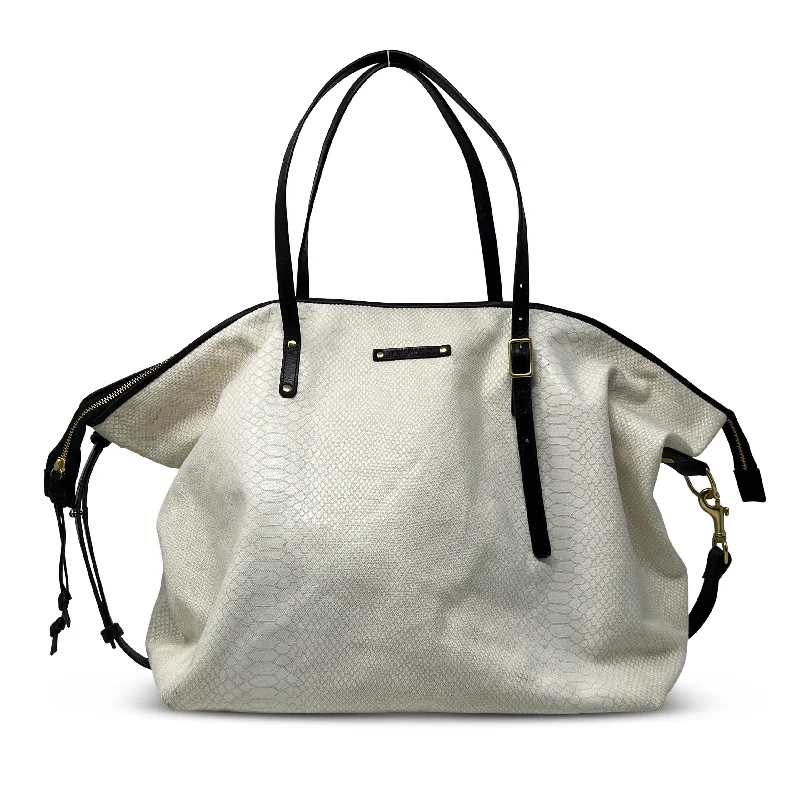 Ecru Cobra Canvas Crossbody Trendy And Timeless Handbags Now On Sale