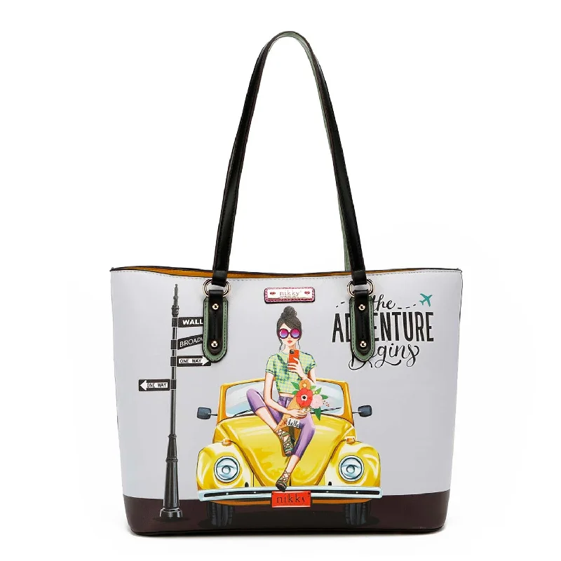 Embrace New Fashion FUN BEGINS TOTE BAG Luxury Meets Affordability – Shop Stunning Bags Now