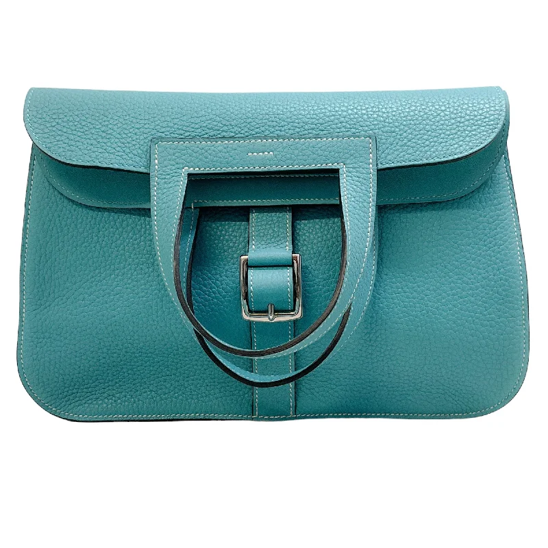 Hermes Blue Clemence Hazlan 31 GM Upgrade Your Look With Our Bag Sale
