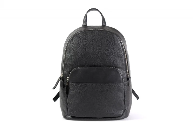 The Belluno Leather Backpack - Onyx Pebble Calf Your Perfect Bag At The Perfect Price