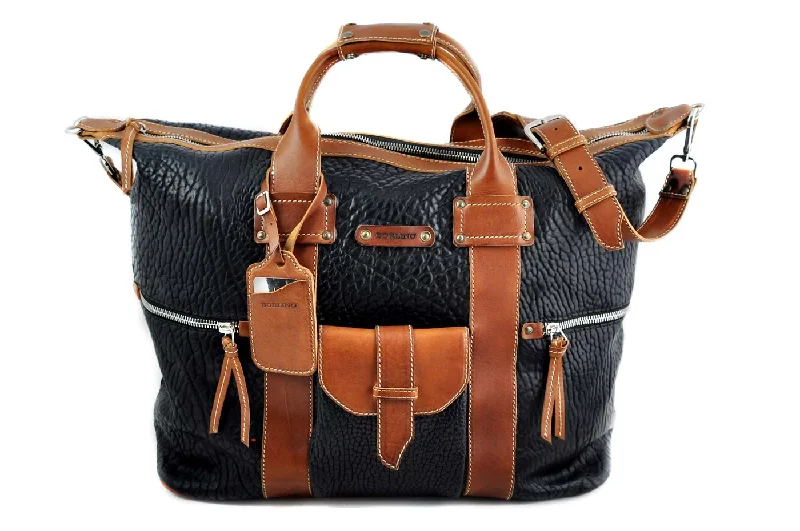 Leather Duffel - Big Horn Weekender - Onyx/Terra Everyday Bags At Wallet-Friendly Prices