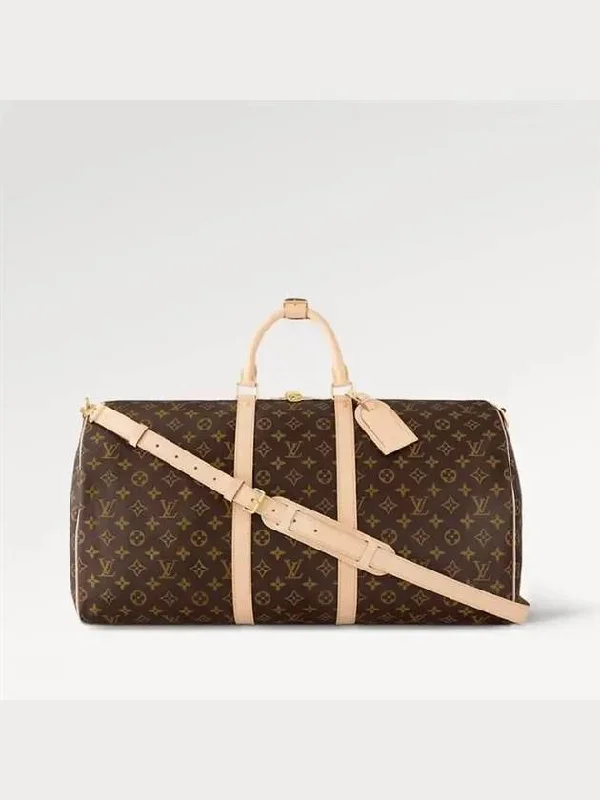 Keepall 55 Bandouli?re Monogram Travel Duffel Bag Brown Fashion Bags, Limited Offer Keepall 55 Bandouli?re Monogram Travel Duffel Bag Brown Fashion Bags, Limited Offer
