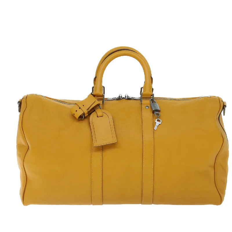 Louis Vuitton Keepall  Leather Travel Bag (Pre-Owned) Classic Totes, Exclusive Deals
