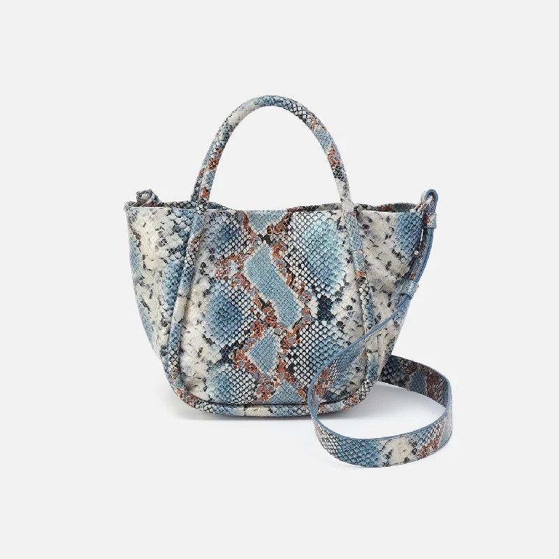 Margot Satchel In Printed Leather - Blue Tempest Modern Handbags With Stylish Discounts Margot Satchel In Printed Leather - Blue Tempest Modern Handbags With Stylish Discounts