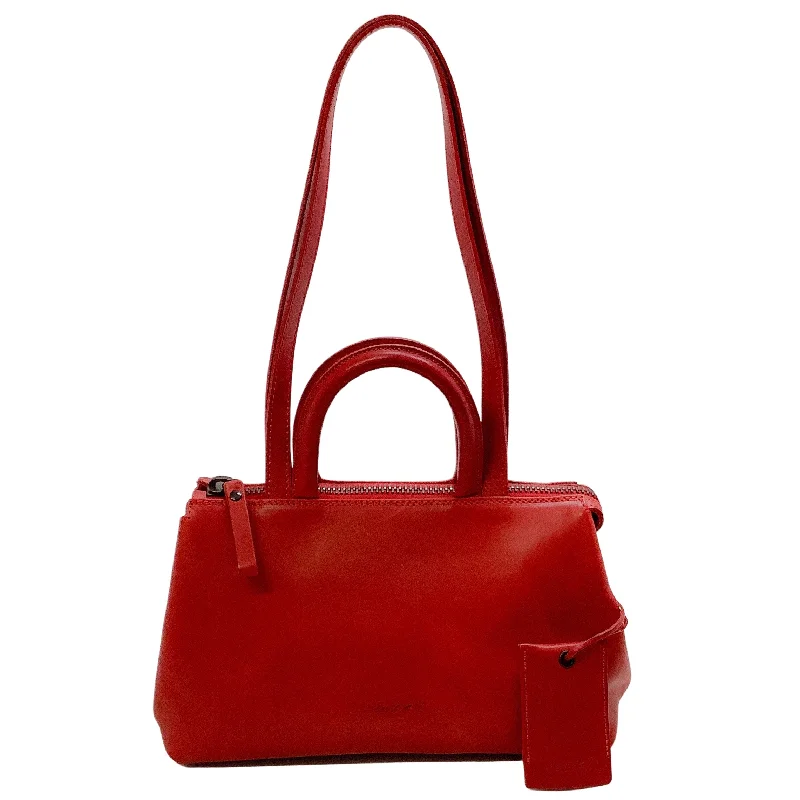 Marsell Red Leather Mini Horizon Bag Trendy And Classic Bags Now At Unbeatable Discounts Marsell Red Leather Mini Horizon Bag Trendy And Classic Bags Now At Unbeatable Discounts