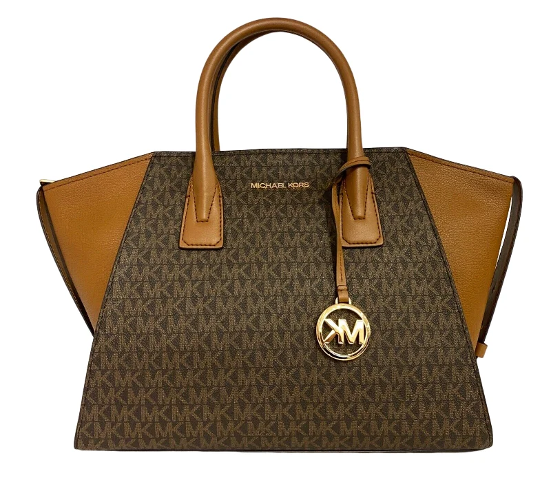 Michael Kors Avril To Zi Leather SIGNATURE Satchel Crossbody Handbag Premium Handbags At Budget-Friendly Prices Michael Kors Avril To Zi Leather SIGNATURE Satchel Crossbody Handbag Premium Handbags At Budget-Friendly Prices